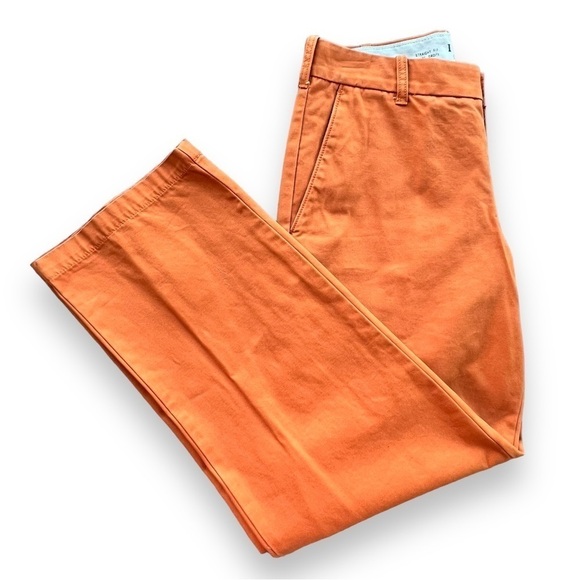 Izod Men’s Saltwater Straight Fit Chino Orange Size 32 X 30 - Picture 1 of 8